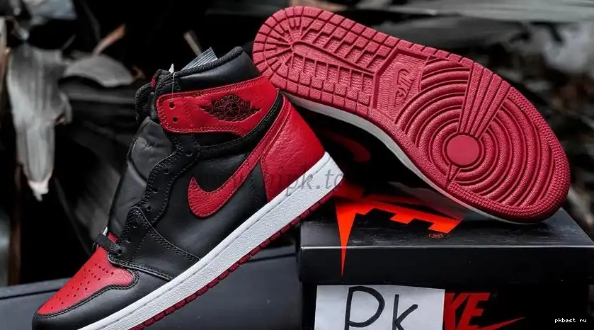 TO Jordan Banned MATERIALS PK READY RETAIL 1 SHIP GOD High 2016 Bred Retro 0508